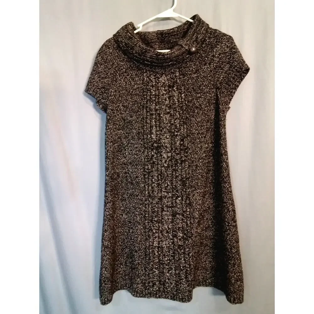 Style & Co dark gray knit sweater dress